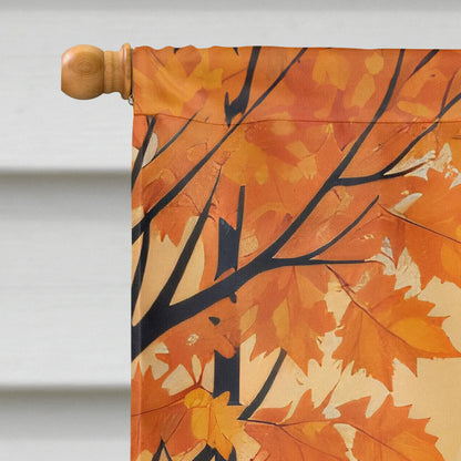 Scottish Terrier Fall House Flag