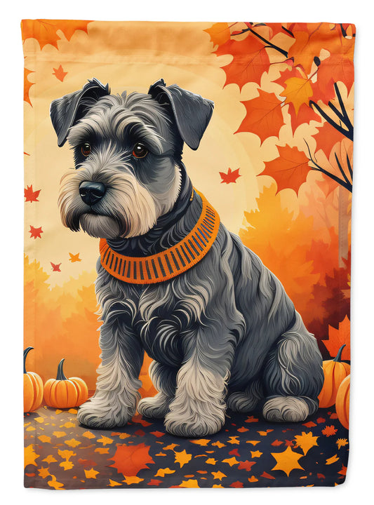Schnauzer Fall House Flag