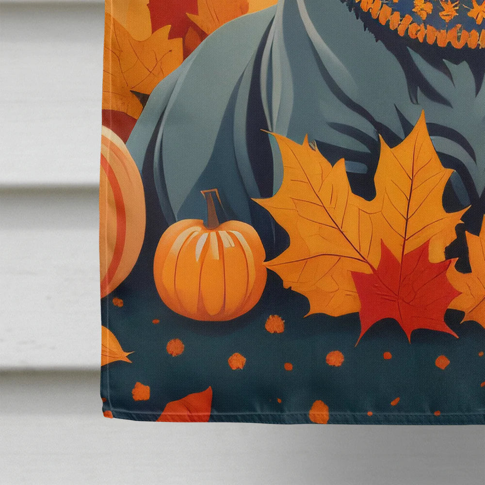Weimaraner Fall House Flag