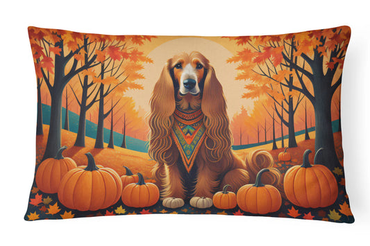 Afghan Hound Fall Throw Pillow