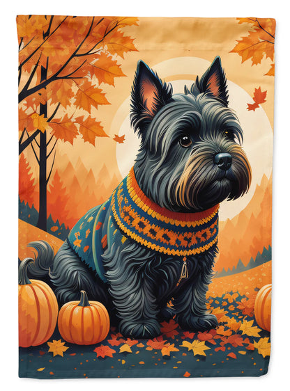 Scottish Terrier Fall House Flag