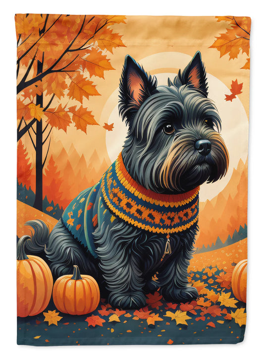 Scottish Terrier Fall House Flag