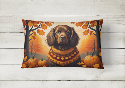 Boykin Spaniel Fall Throw Pillow