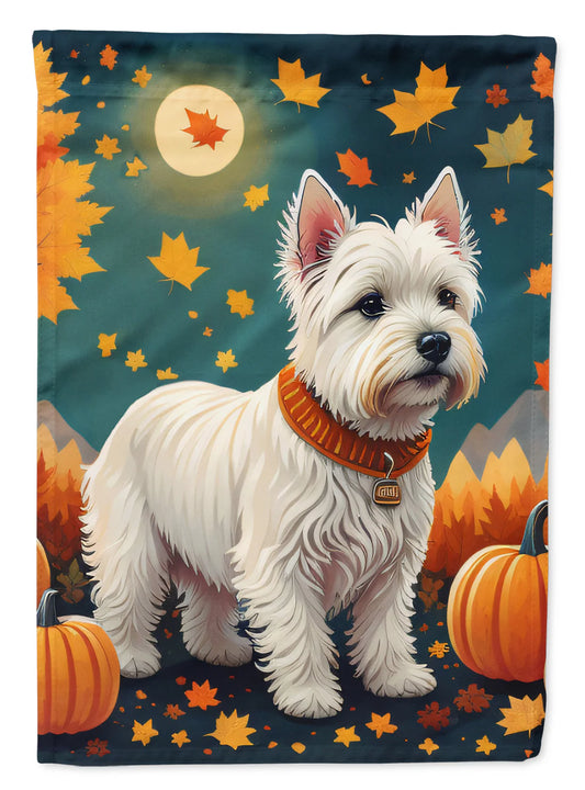 Westie Fall House Flag