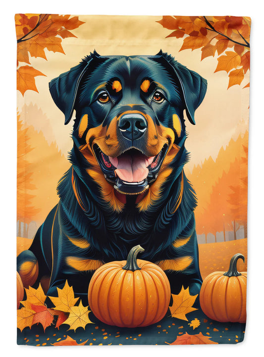 Rottweiler Fall House Flag