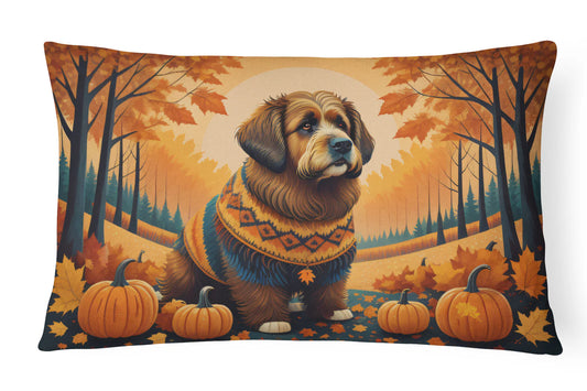 Briard Fall Throw Pillow