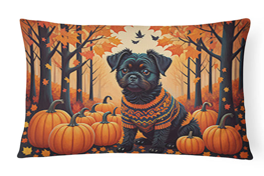Affenpinscher Fall Throw Pillow